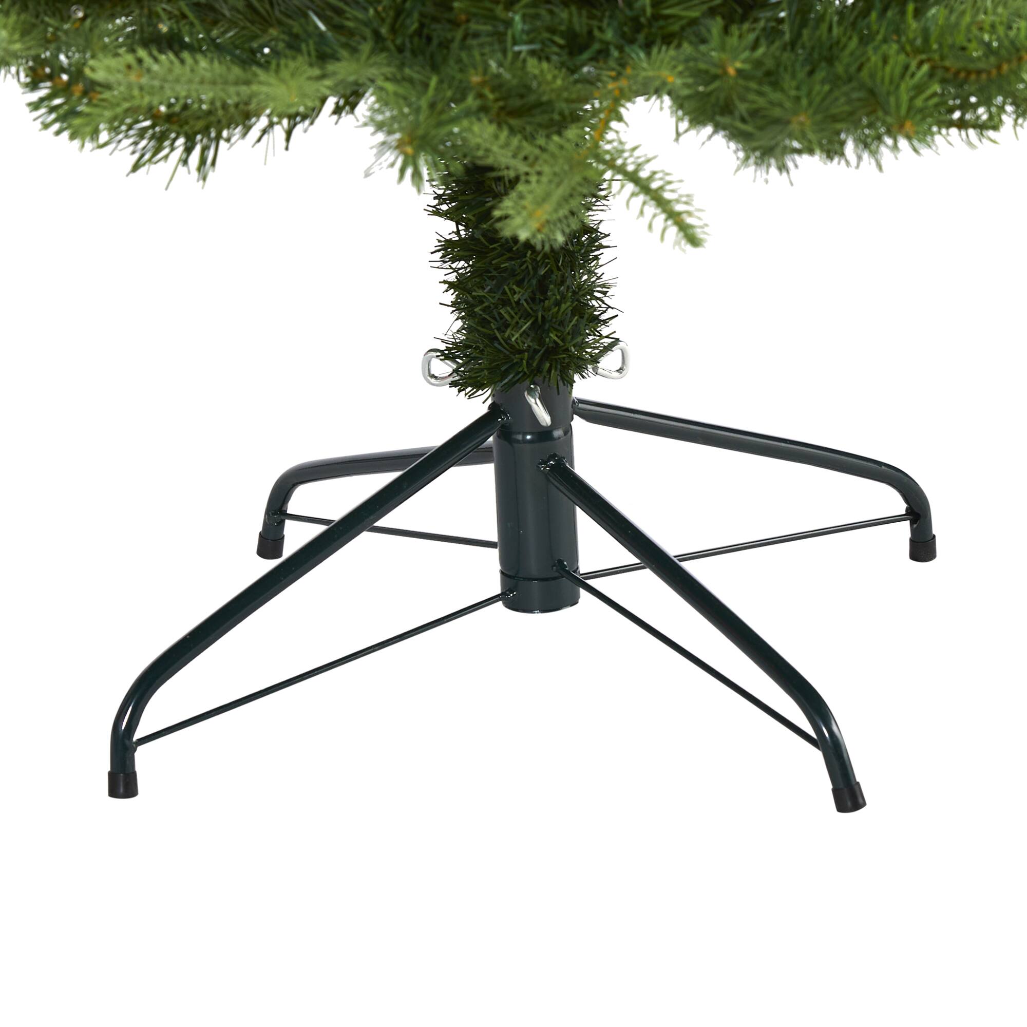 7ft. Pre-Lit Wellington Spruce Artificial Christmas Tree, Clear LED Lights